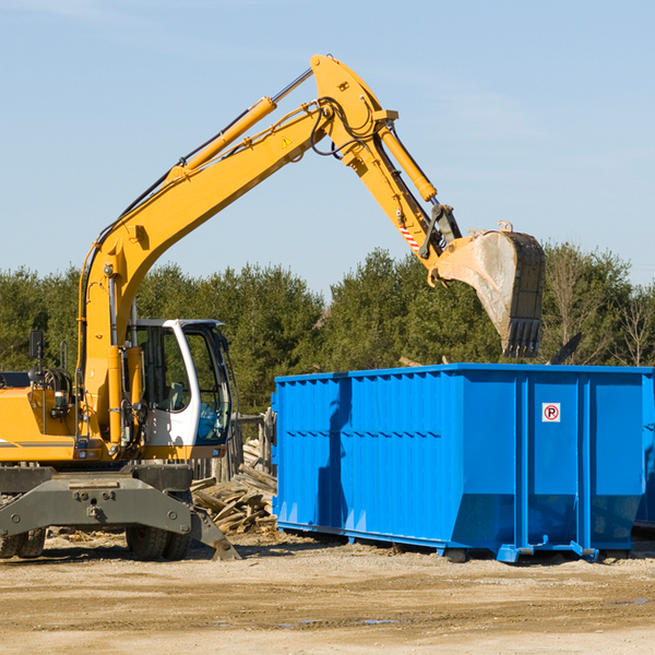 what size residential dumpster rentals are available in Somers NY